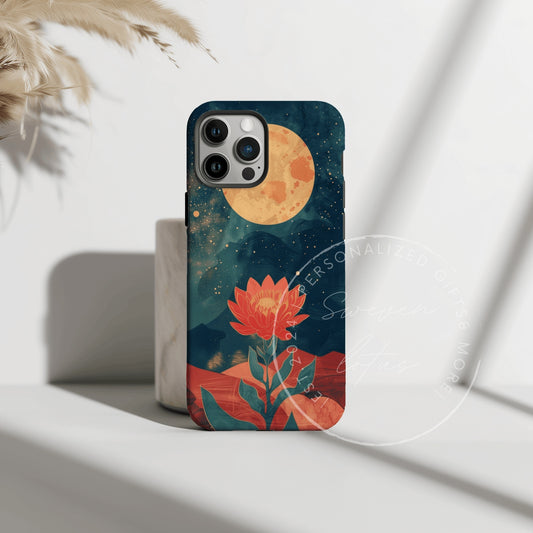 Boho Birth month Flower - November Phone Case