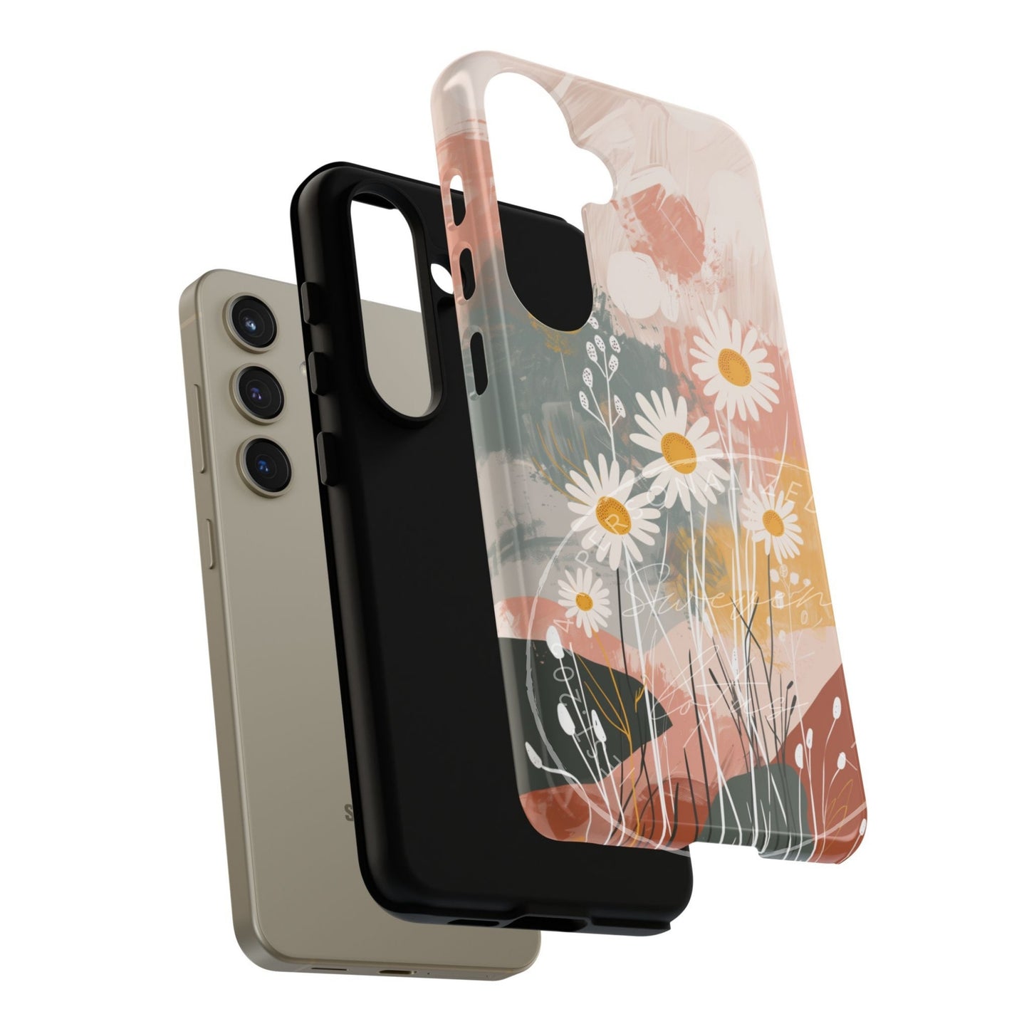 Boho Birth month Flower - April Phone Case