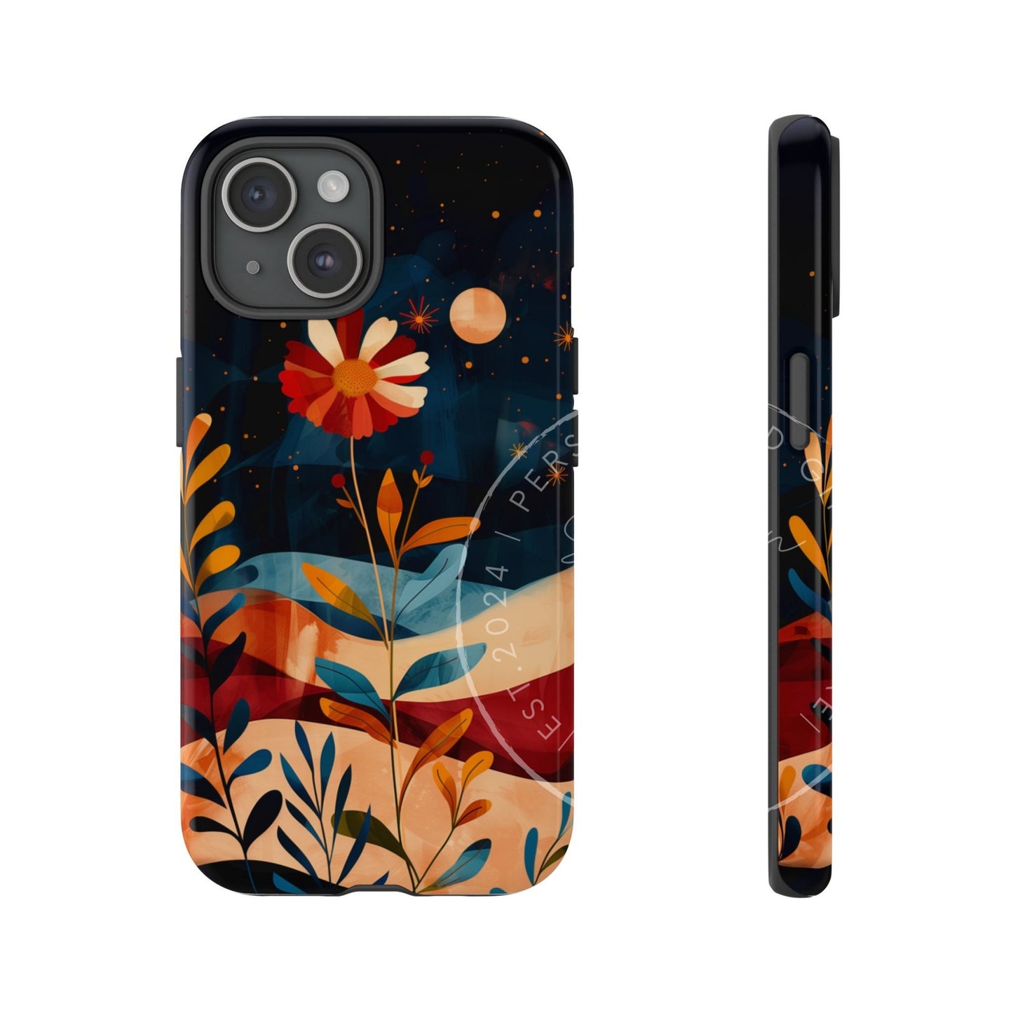 Boho Birth month Flower - October Phone Case