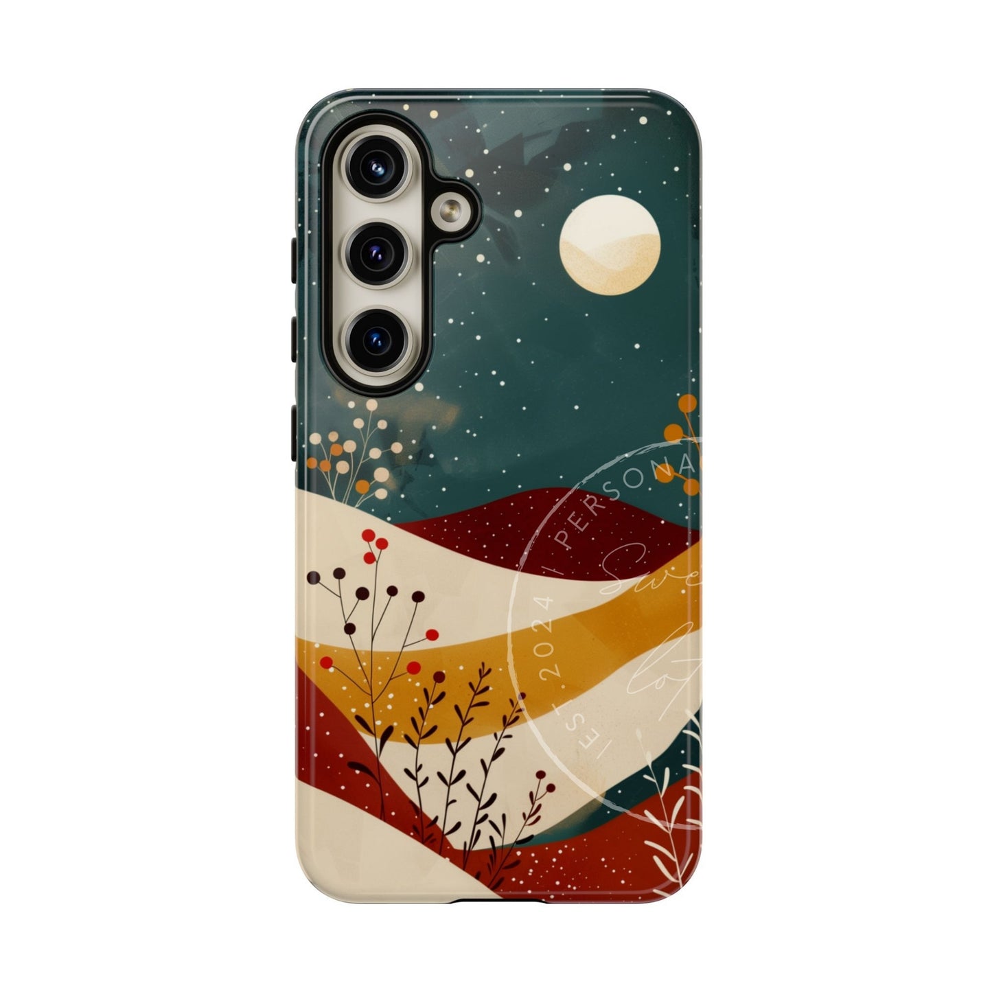 Boho Birth month Flower - December Phone Case