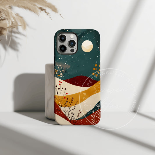 Boho Birth month Flower - December Phone Case