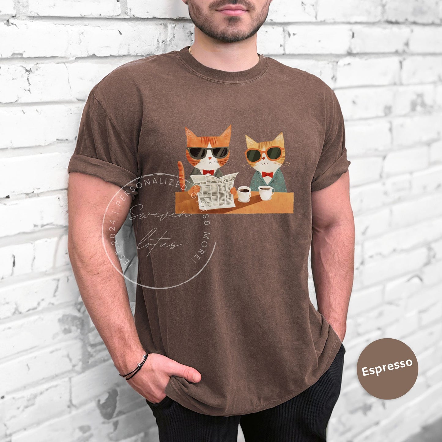 Cat Café Duo Shirt