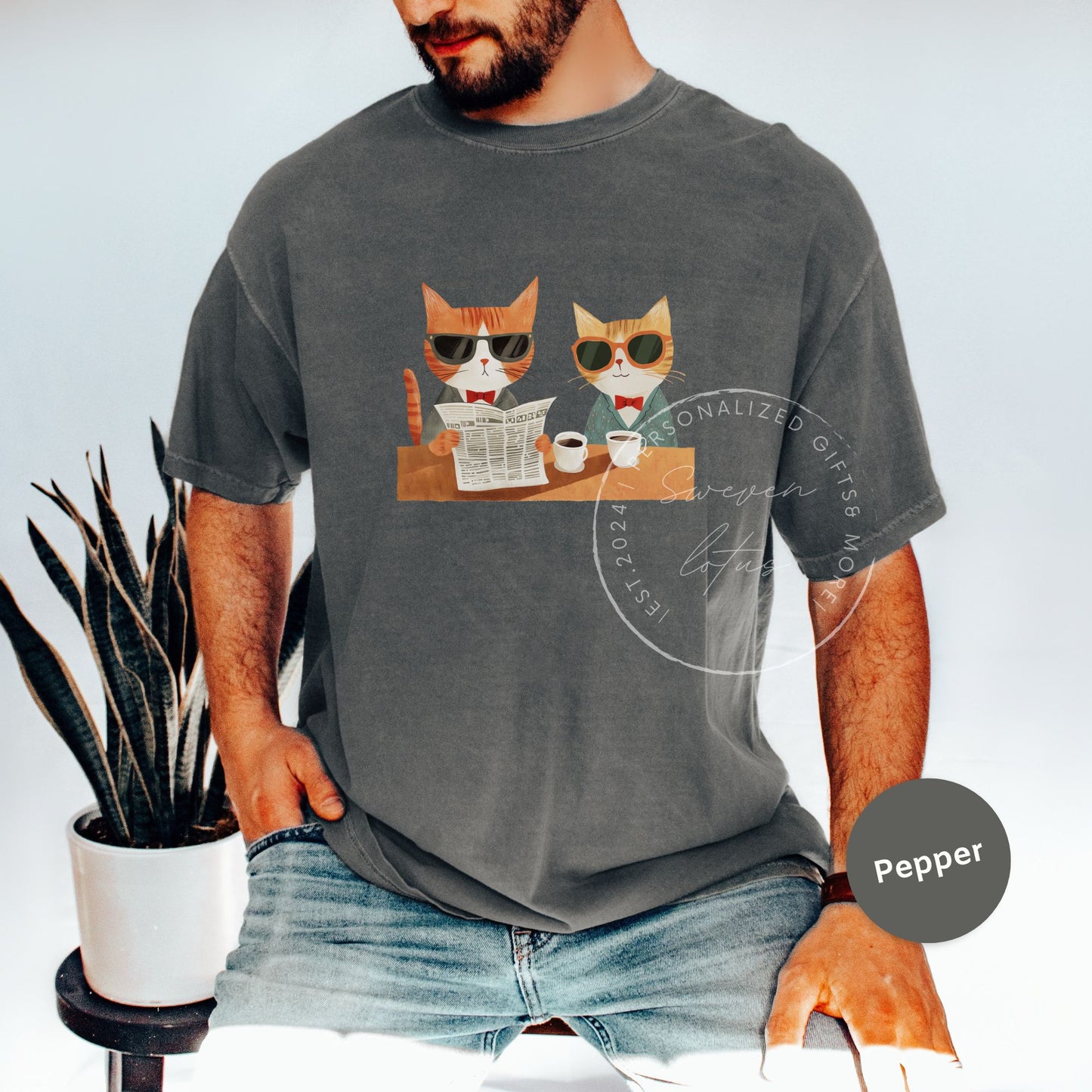 Cat Café Duo Shirt