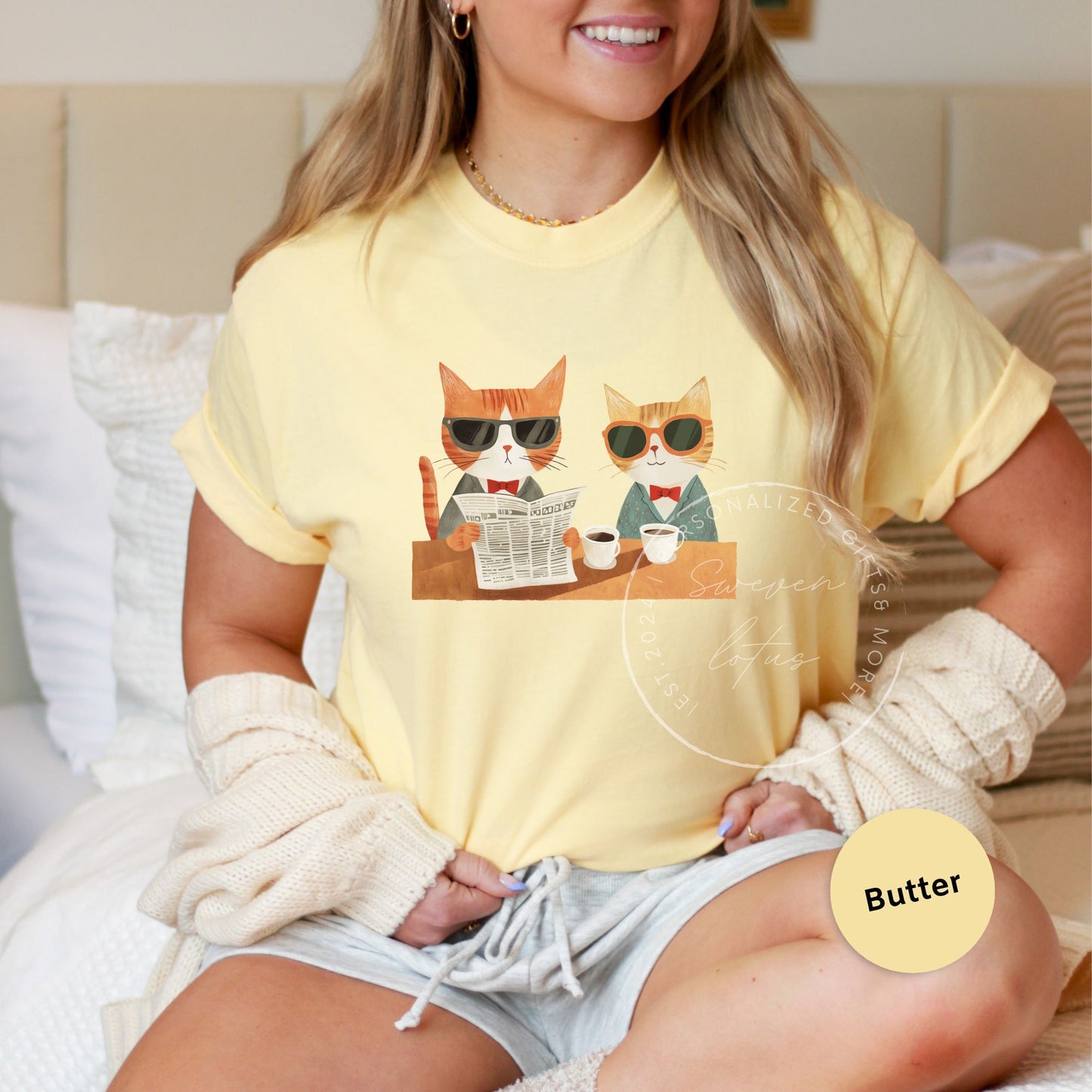 Cat Café Duo Shirt