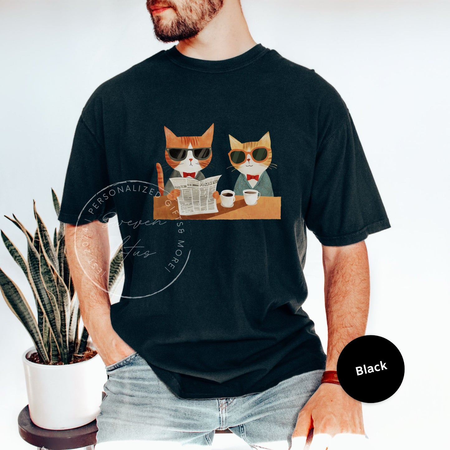 Cat Café Duo Shirt