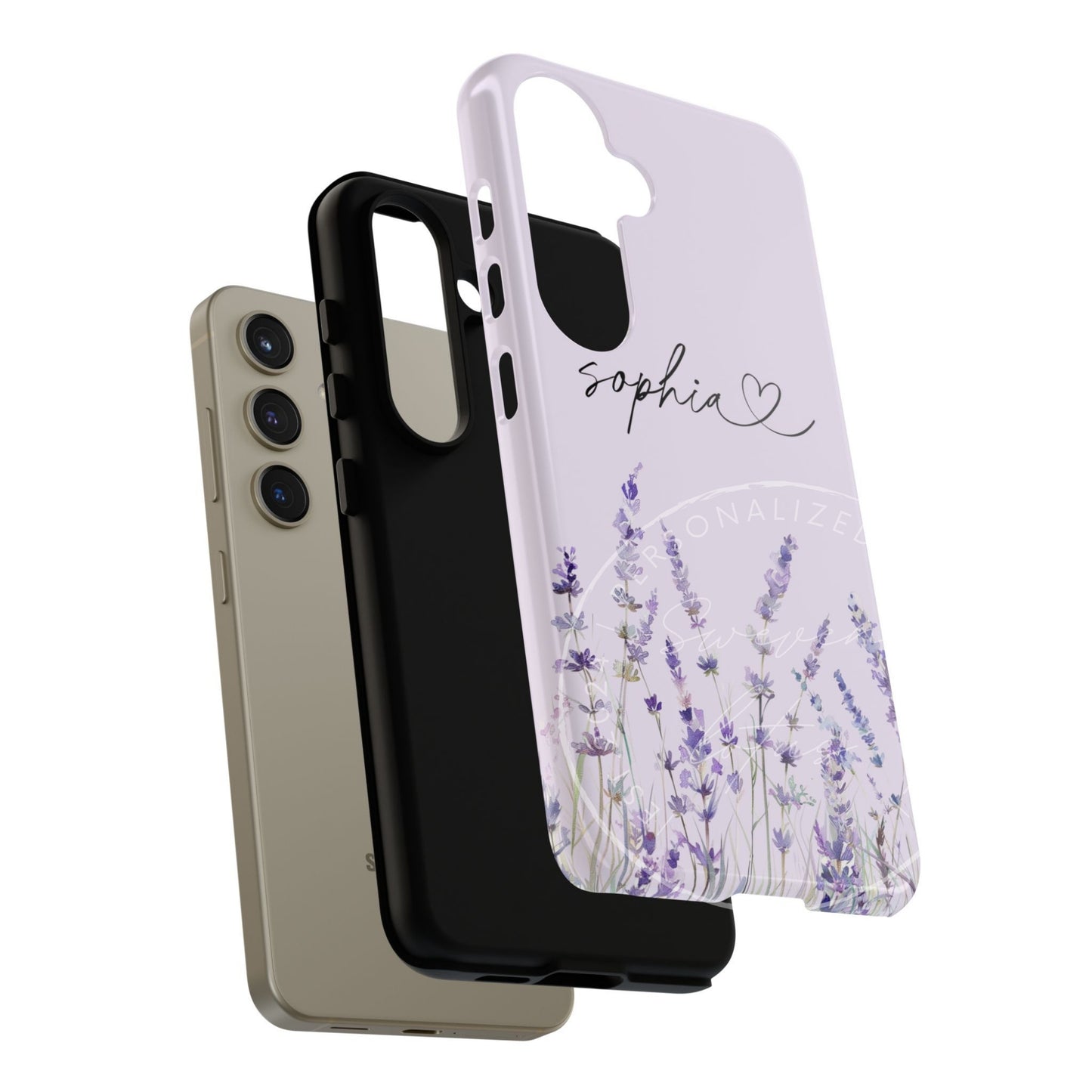 Custom Lavender flower Phone Case