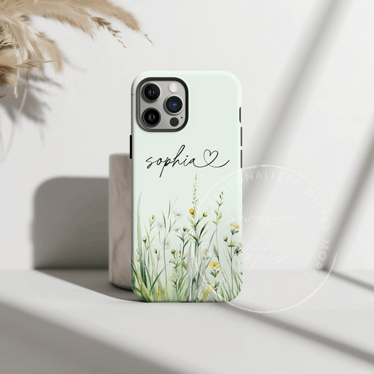 Custom Wildflower Phone Case