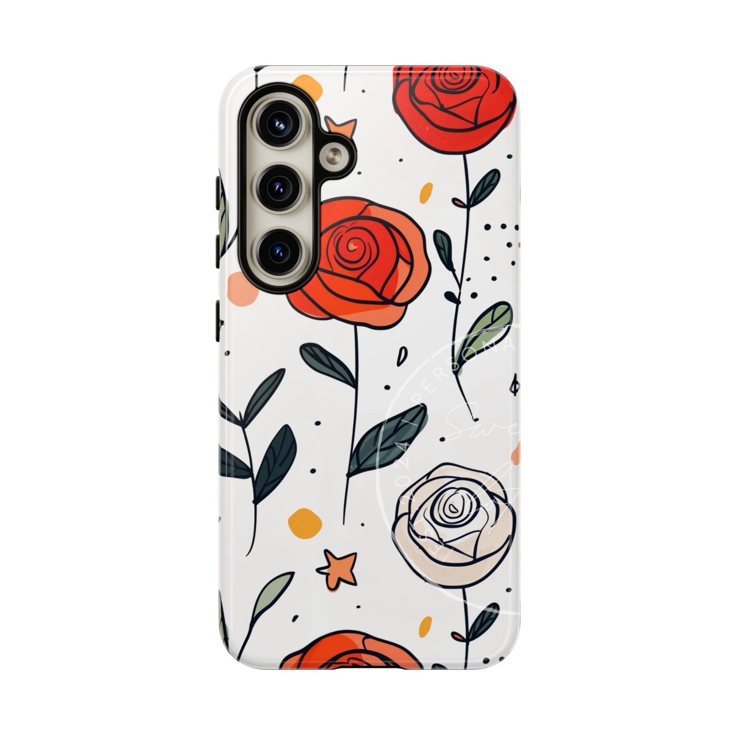 Birth month Flower - Jun Flower Pattern Phone case