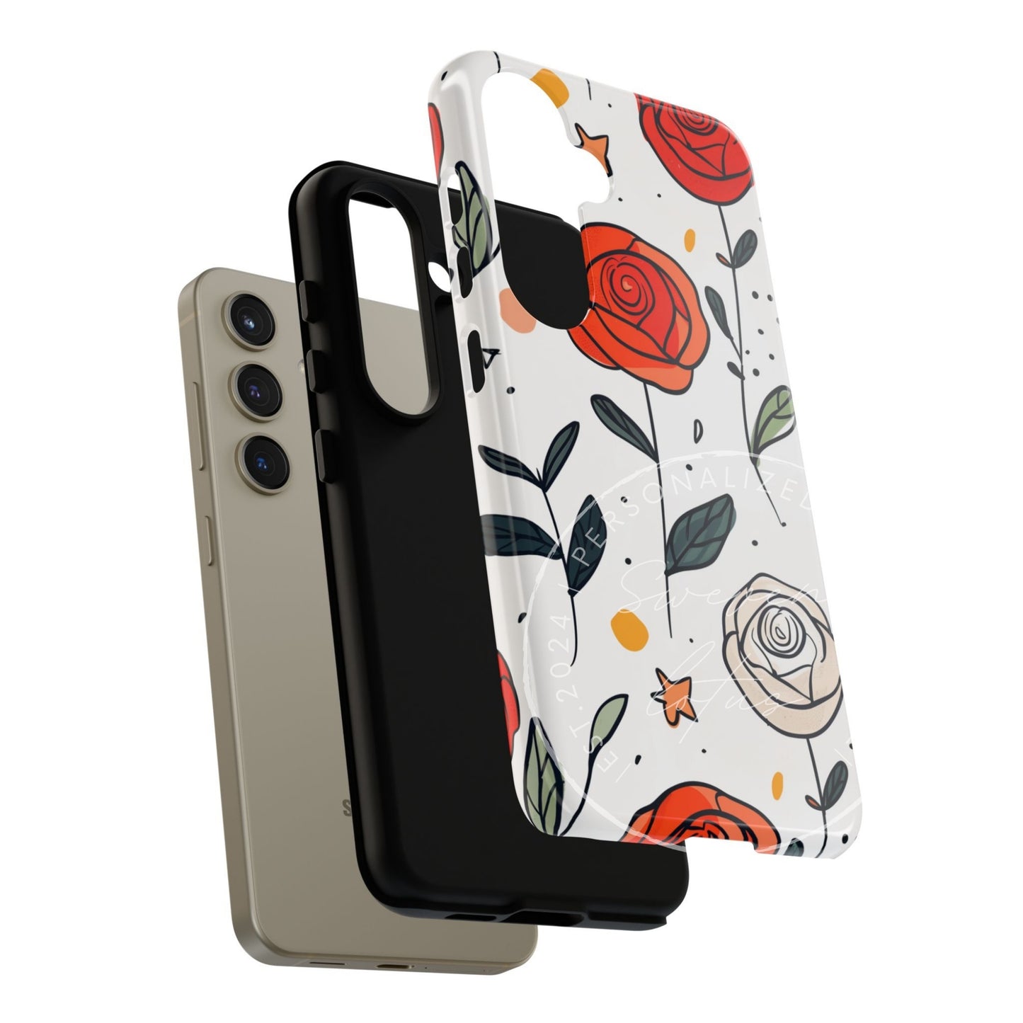 Birth month Flower - Jun Flower Pattern Phone case