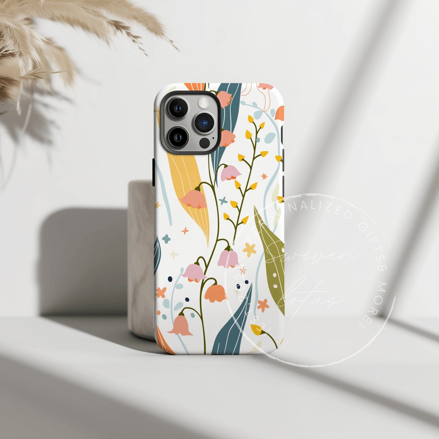 Birth month Flower - May Flower Pattern Phone case