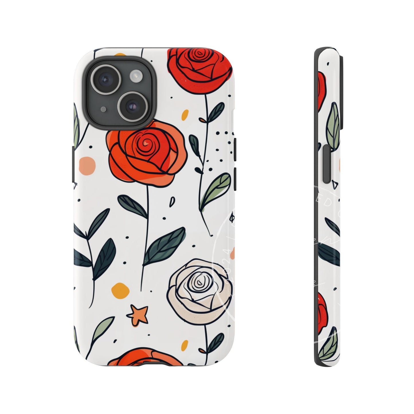 Birth month Flower - Jun Flower Pattern Phone case