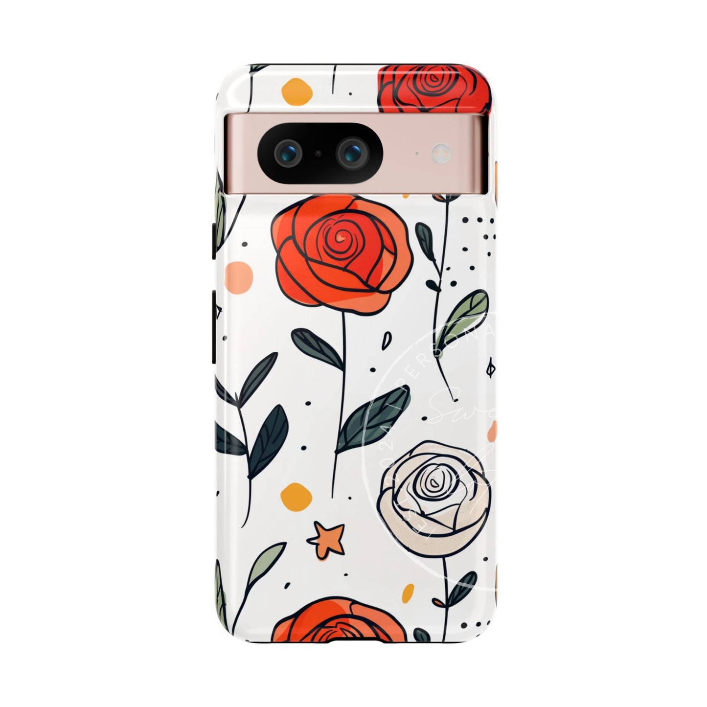 Birth month Flower - Jun Flower Pattern Phone case