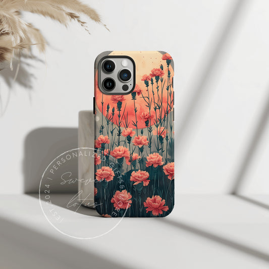 Birth month flower - January Flower Phone case