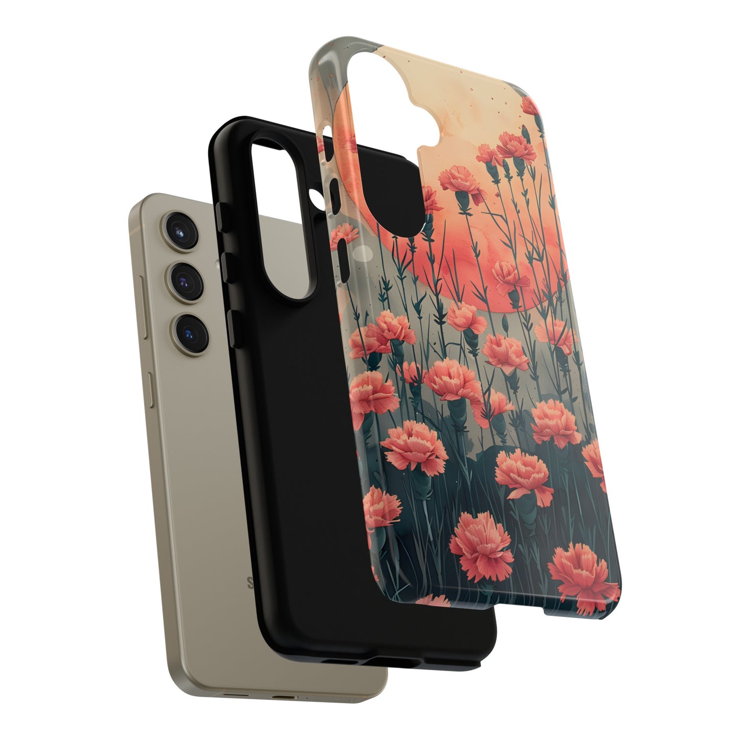 Birth month flower - January Flower Phone case