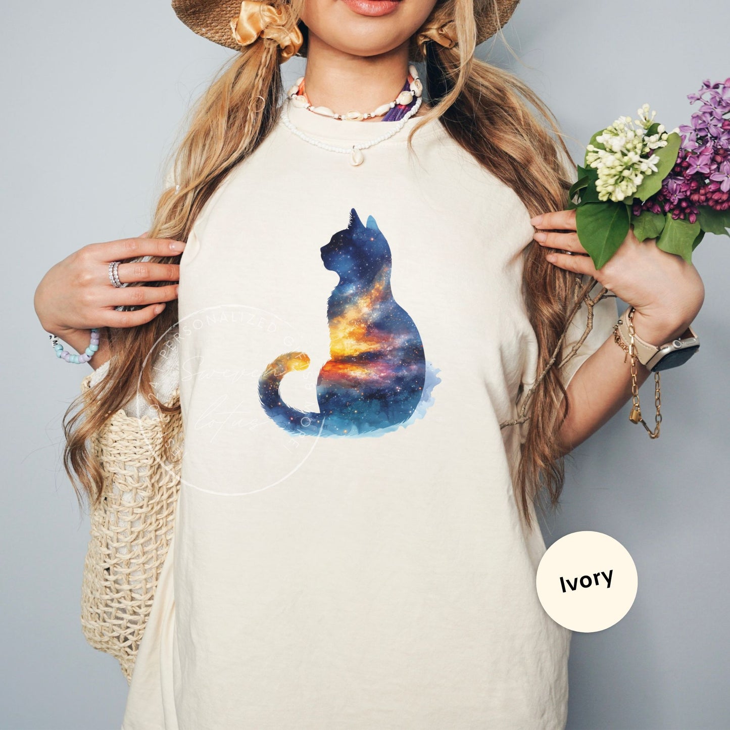 Milky way Cat Shirt