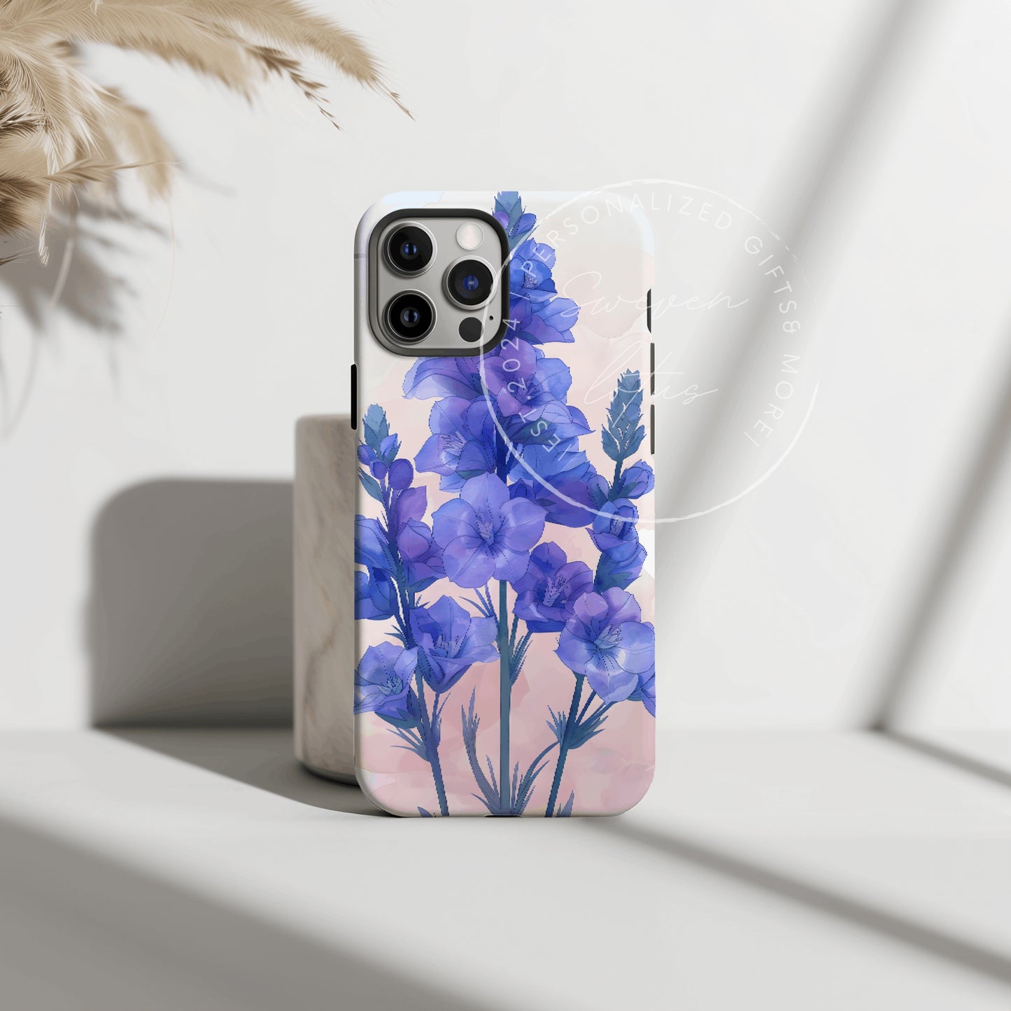 Birth month flower - July Flower Phone case